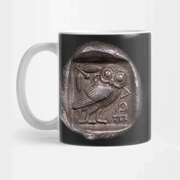 Athenain Silver Tetradrachm Owl by WillowNox7